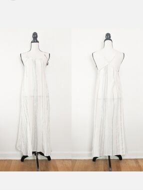 🦋LAST🦋 NWT The Handloom Canggu Striped Maxi Dress Natural